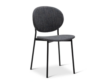 DAME METAL 365-M - Stackable steel chair with fabric seat by Origins 1971 - view 2